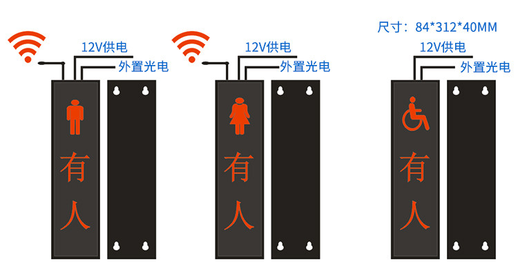 廁所引導系統產品實拍 廁所引導系統產品實拍