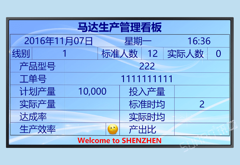 訊鵬MES制造執(zhí)行系統(tǒng)配套-馬達(dá)車間管理液晶電子看板軟件生產(chǎn)計(jì)劃排程實(shí)時數(shù)據(jù)采集監(jiān)控