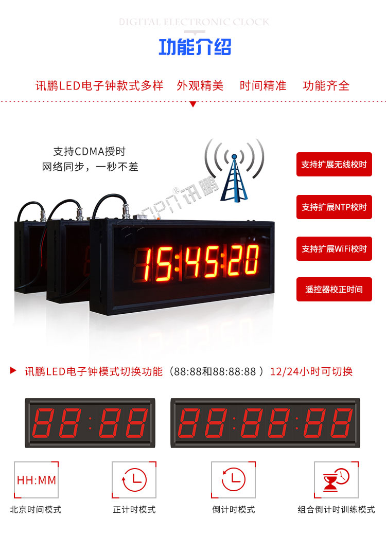 萬年歷電子鐘功能介紹 萬年歷電子鐘功能介紹
