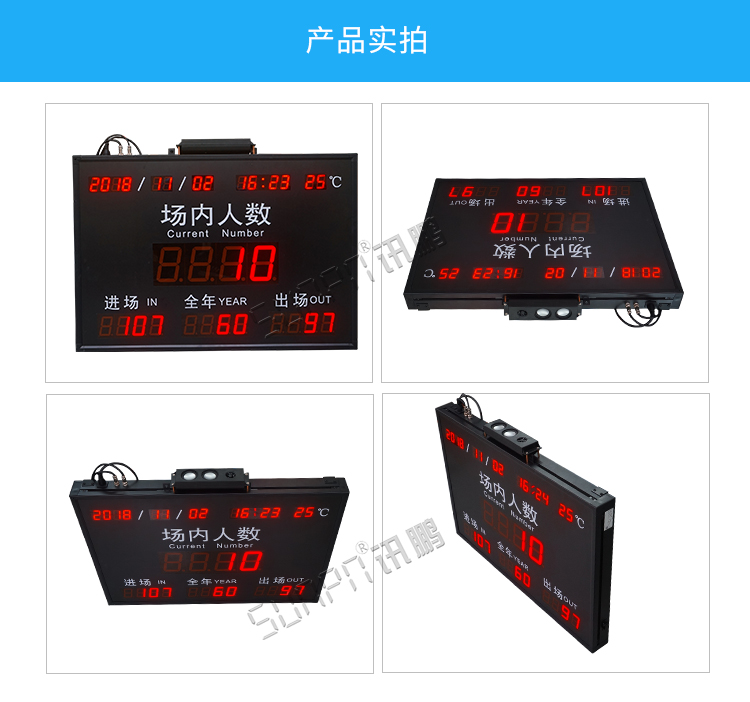人數統(tǒng)計電子看板實拍 人數統(tǒng)計電子看板實拍