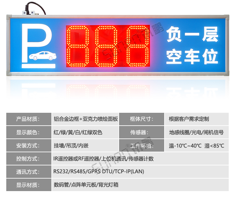 停車場(chǎng)車位誘導(dǎo)屏定制指導(dǎo) 停車場(chǎng)車位誘導(dǎo)屏定制指導(dǎo)