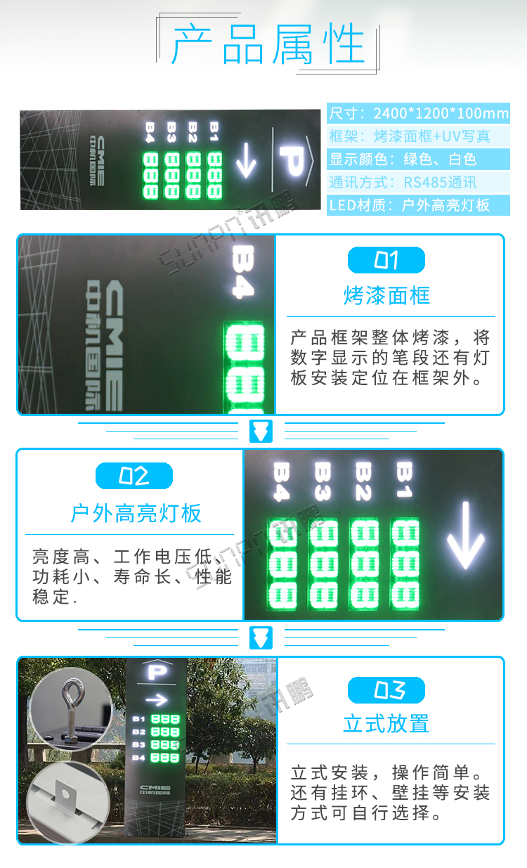 LED剩余車(chē)位顯示屏產(chǎn)品屬性 LED剩余車(chē)位顯示屏產(chǎn)品屬性