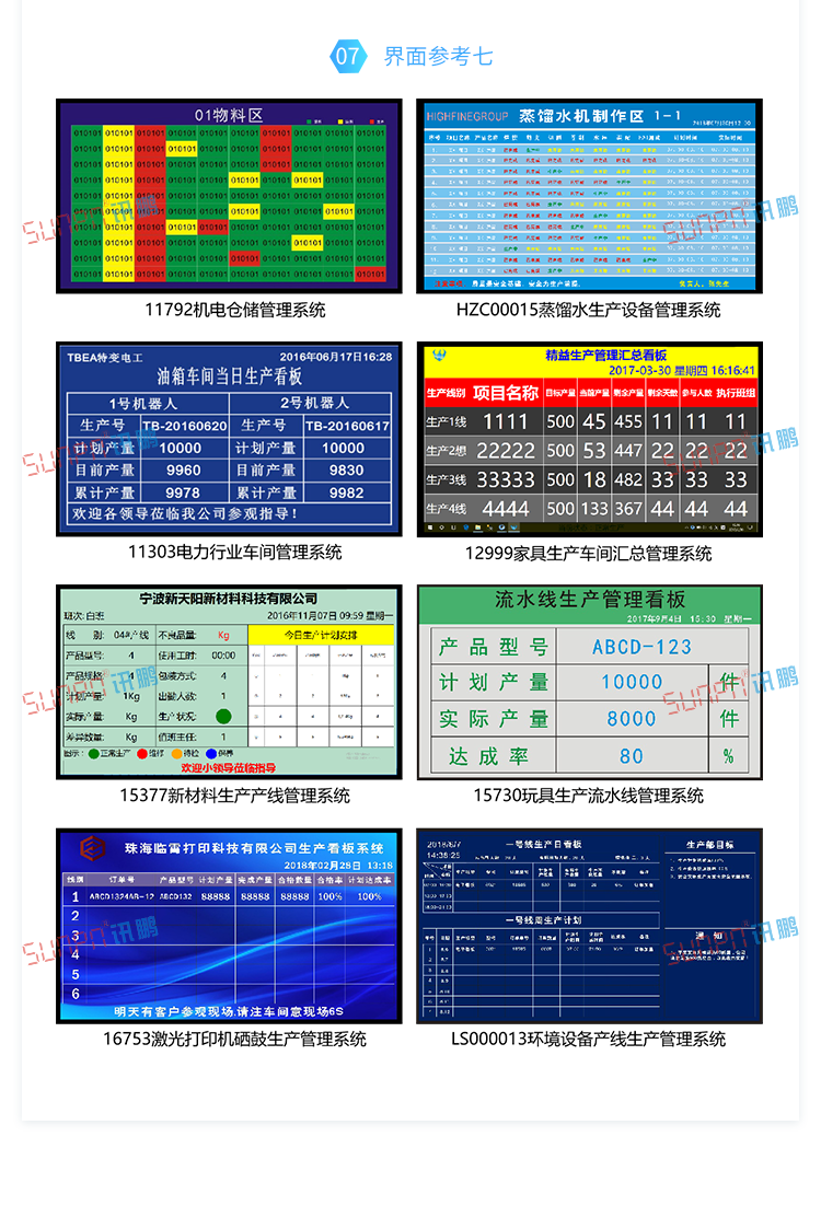 生產管理系統案例參考