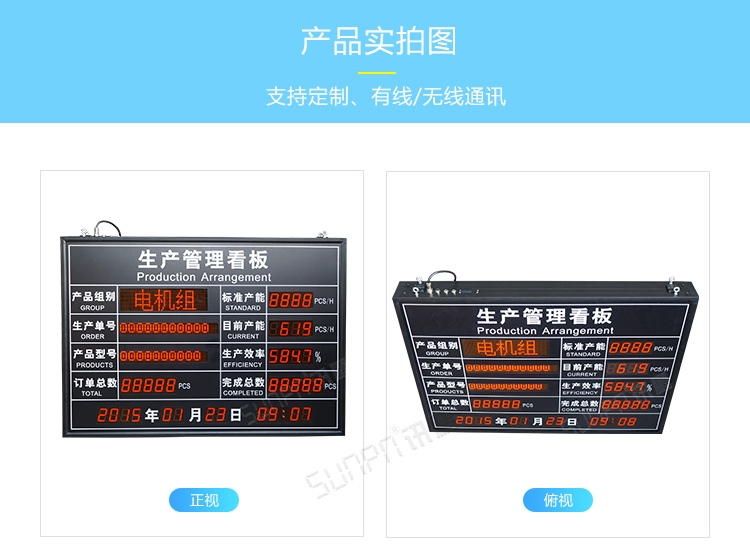 生產管理看板產品實拍