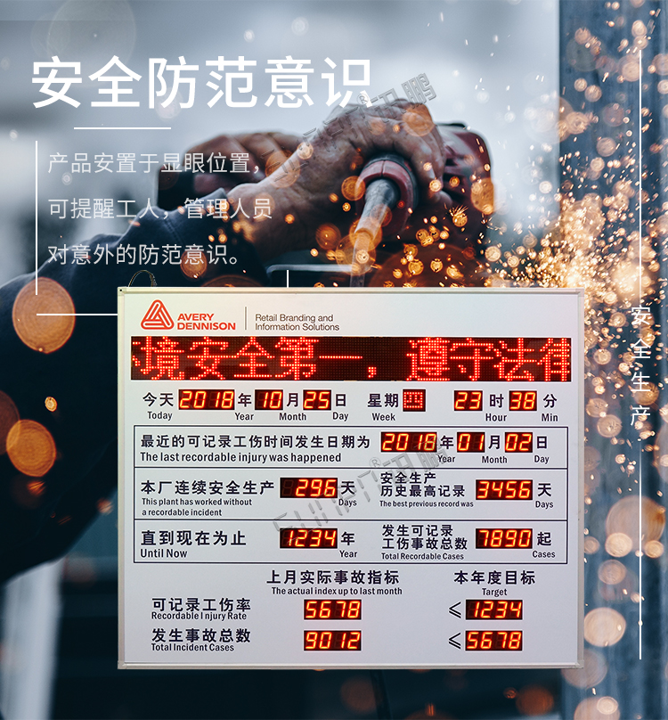 安全生產(chǎn)天數(shù)記錄牌產(chǎn)品介紹 安全生產(chǎn)天數(shù)記錄牌產(chǎn)品介紹