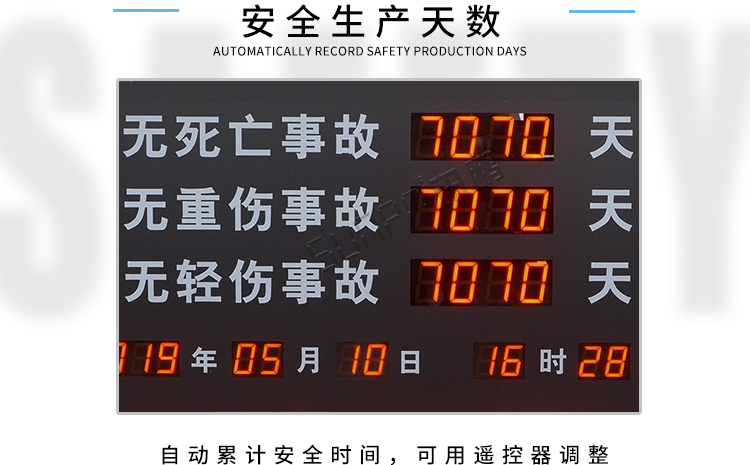 安全天數(shù)顯示屏