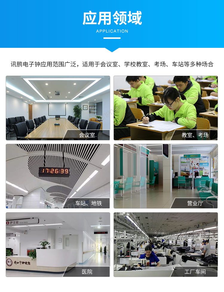 LED電子鐘應用場景