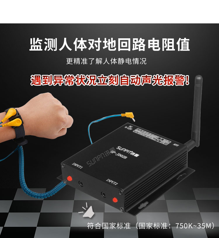 防靜電監測系統回路電阻監測