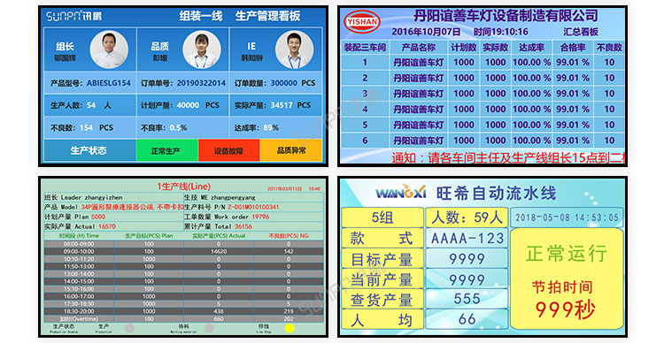設備管理系統界面展示