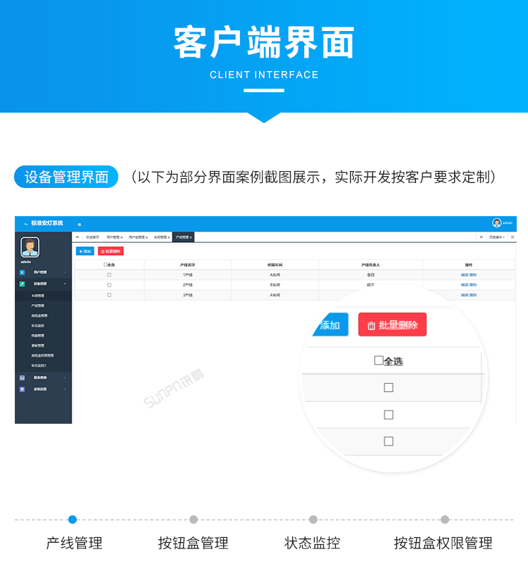 安燈系統(tǒng)客戶(hù)端界面展示