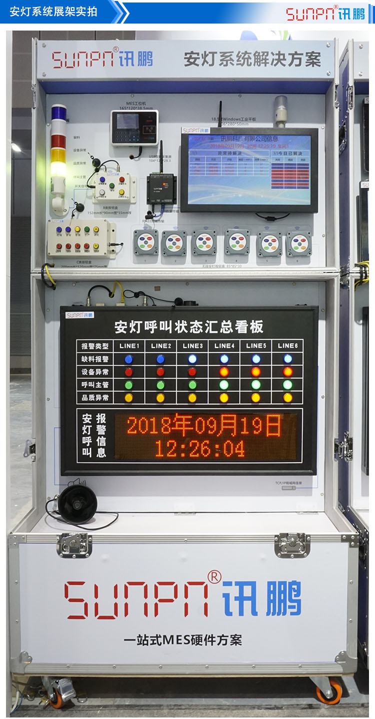安燈系統解決方案展架實拍