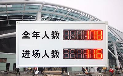 客流量計數(shù)屏