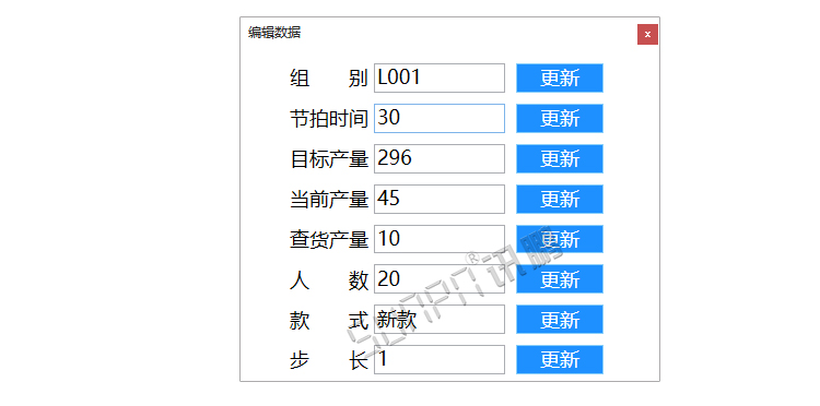 生產(chǎn)管理系統(tǒng)-編輯信息