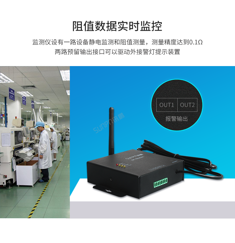 設備防靜電監控系統-數據實時監控