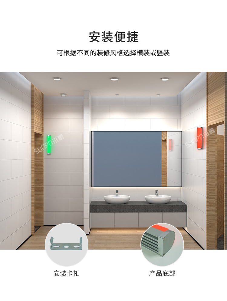 廁位有人無(wú)人雙色燈產(chǎn)品介紹