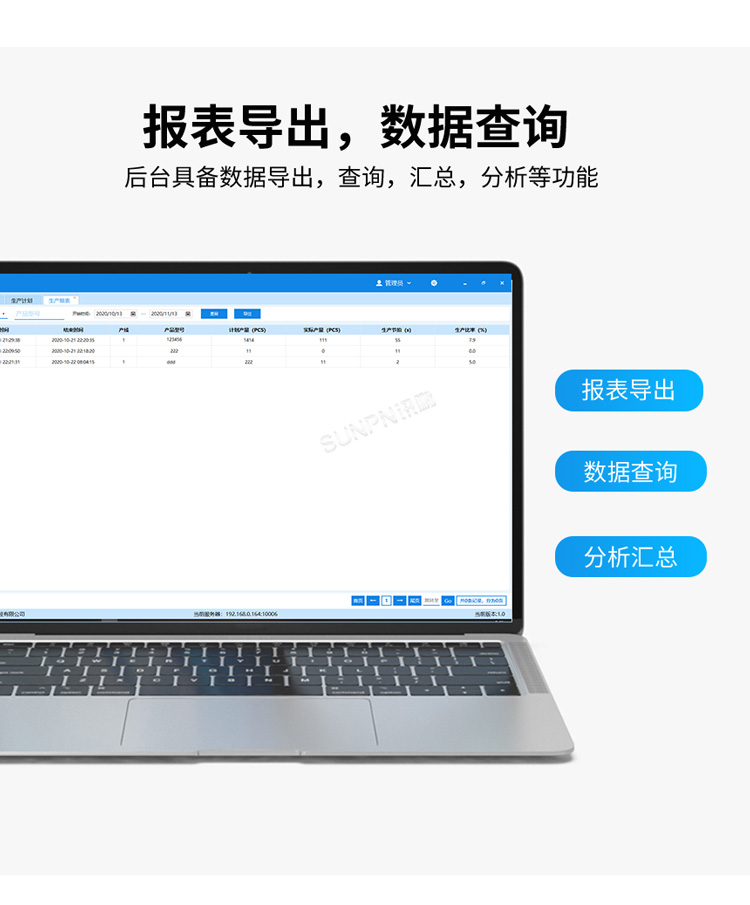 生產管理系統-報表查詢